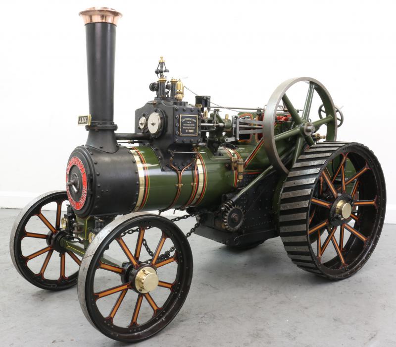 3 inch scale Burrell DCC agricultural engine
