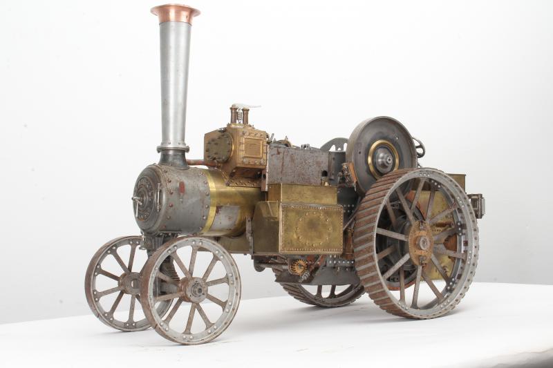 2 inch scale Burrell Gold Medal DCC steam tractor