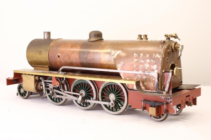 3 1/2 inch gauge part-built Southern 2-6-2, tested boiler