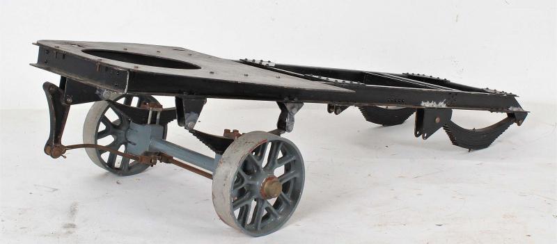 2 inch scale Clayton steam wagon, chassis & castings