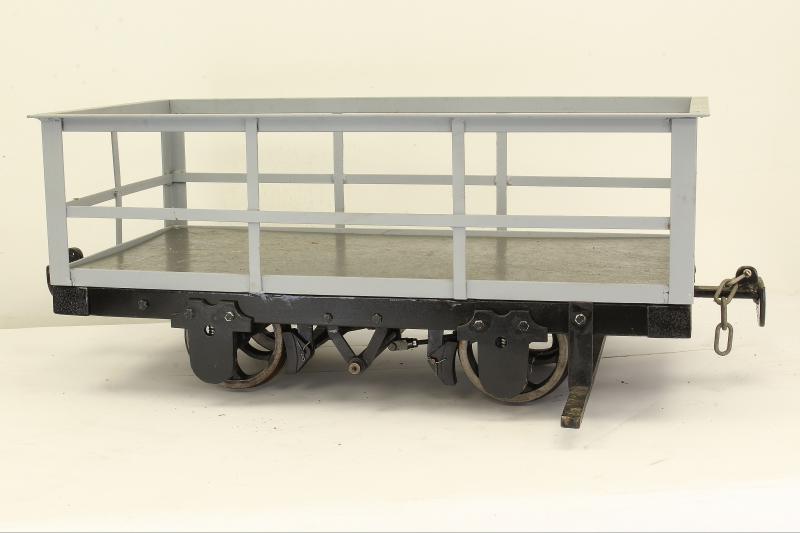 7 1/4 inch narrow gauge braked slate wagon