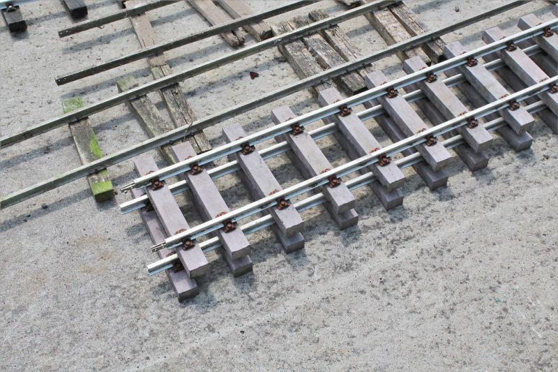 5 inch gauge track & turnout, 16mm rail