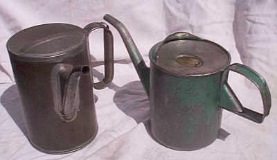 Pair railway oil kettles