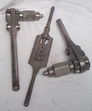 Steam fitters tools - ratchet drills and die plates