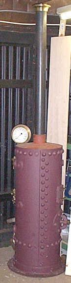 All-riveted vertical firetube boiler