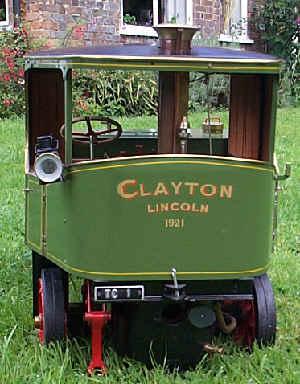 2 inch scale Clayton steam wagon