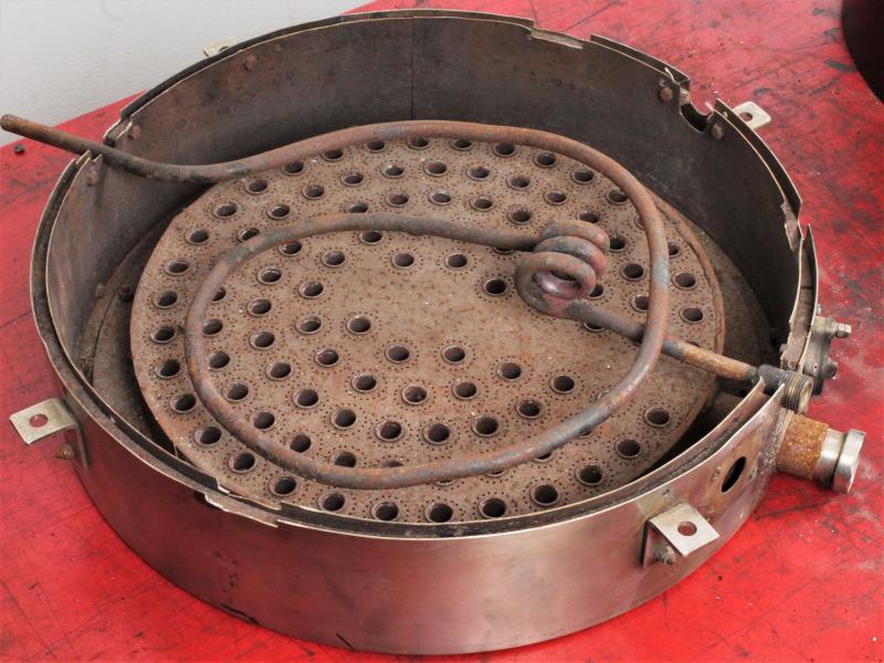 Steam car type boiler with burner