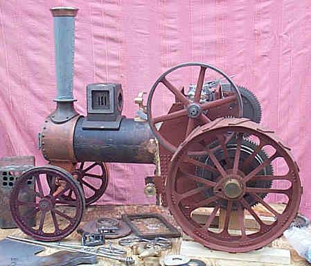 3 inch part-built Burrell agricultural engine