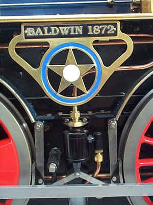 7 1/4 inch gauge Baldwin 4-4-0