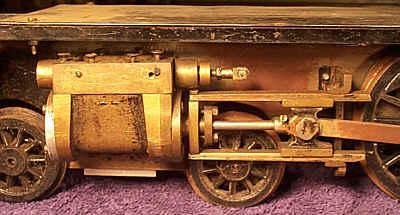 2 1/2 inch gauge 4-6-2 chassis with boiler