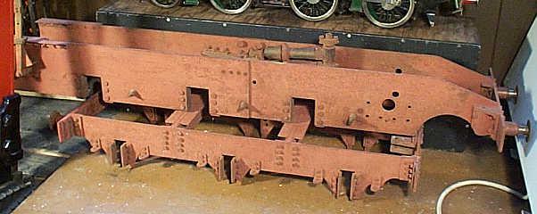 7 1/4 inch gauge locomotive & tender frames