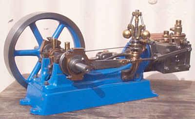 Stuart No.9 with water pump, governor and lubricator