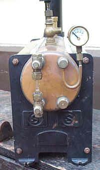 Stuart 500 spirit-fired boiler