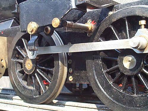 5 inch gauge Speedy chassis, connecting rods, smokebox