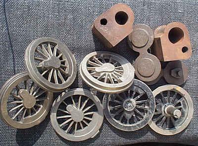 5 inch gauge Speedy frames, wheel & cylinder castings