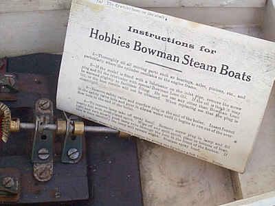 Steam boat with Bowman plant