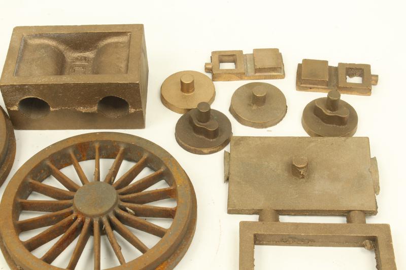 5 inch gauge "Titfield Thunderbolt" wheel and cylinder castings