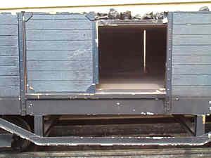 3 1/2 inch gauge coal bogie wagon