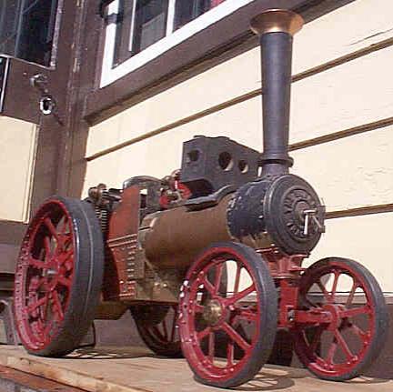 Part-built 2 inch scale Burrell Gold Medal tractor
