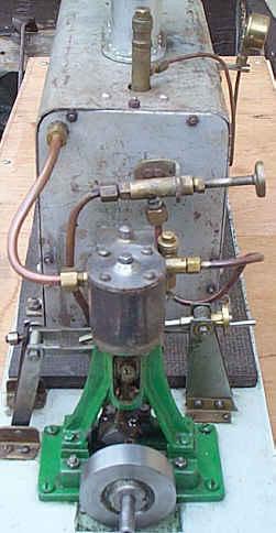 Stuart 10V with reversing gear and boiler
