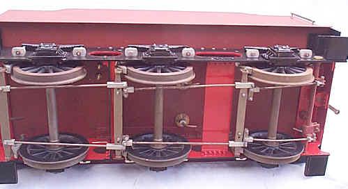 5 inch gauge B1 rolling chassis, cylinders and tender