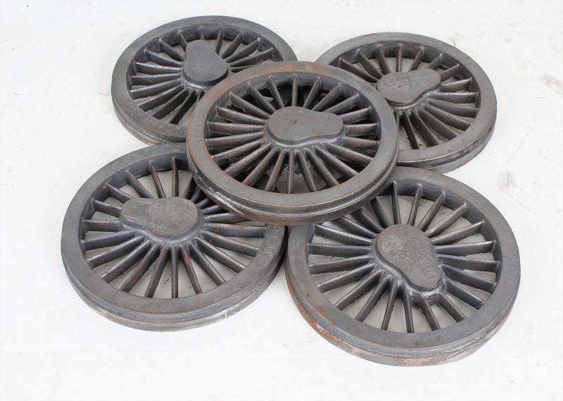 3 1/2 inch gauge driving wheel castings