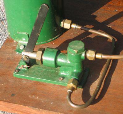 Stuart 501 boiler with tank and hand pump