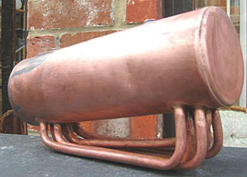 Stuart 504 boiler barrel with tubes