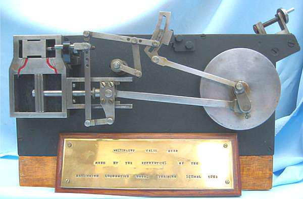 Demonstration model Walschaerts valve gear