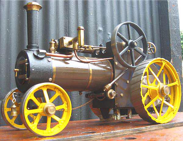 3/4 inch scale spirit-fired traction engine