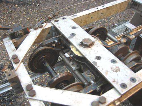 5 inch gauge hydraulic braked driving trolley