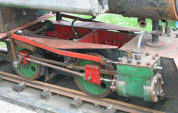 7 1/4 inch gauge dismantled 0-4-0 saddle tank