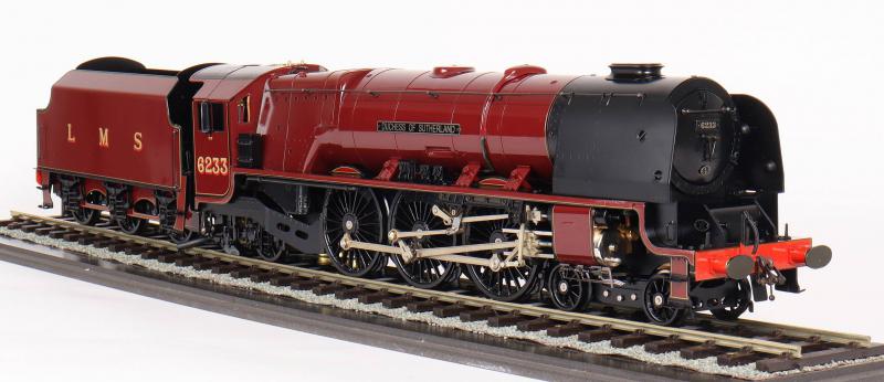 Gauge 1 Aster "Duchess of Sutherland" with display case