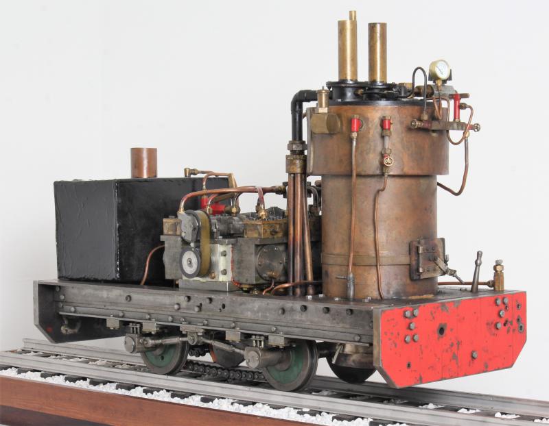5 inch gauge Sentinel 8 cylinder uniflow locomotive