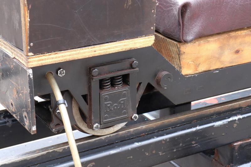 5 inch gauge Ride on Railways raised level braked driving truck 