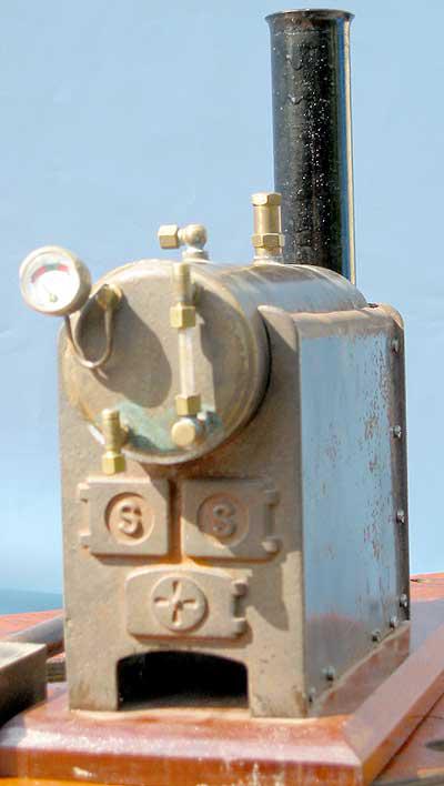 Stuart 501 boiler with spirit burner