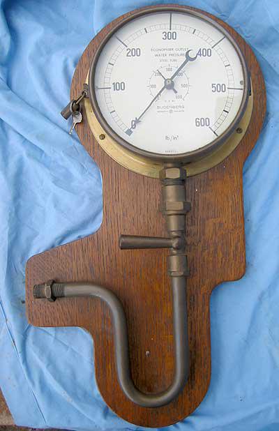 0-600 psi Budenberg pressure gauge