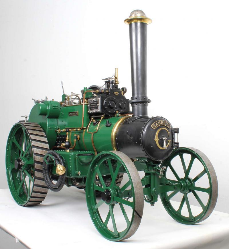 3 inch scale Garrett 4CD 4nhp steam tractor "Lord Raglan"