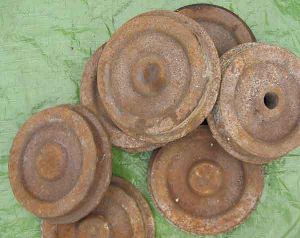 Heavy duty disc wheel castings