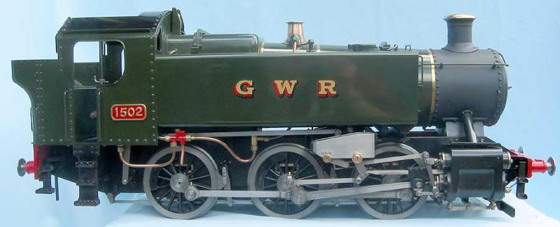 5 inch gauge GWR 15xx tank 