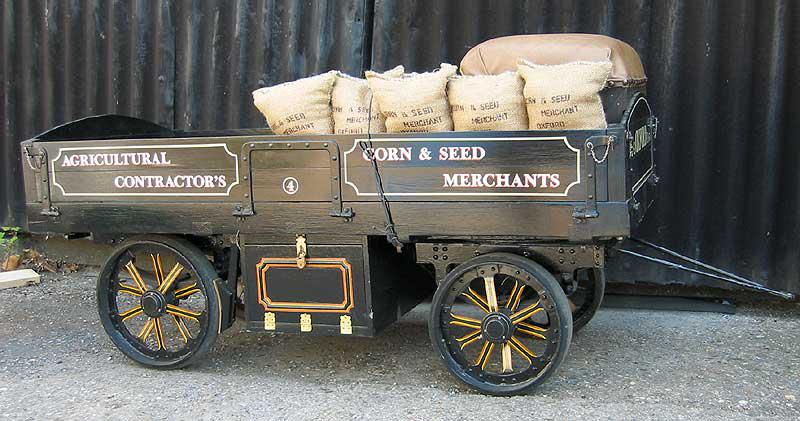 3 inch scale traction engine wagon