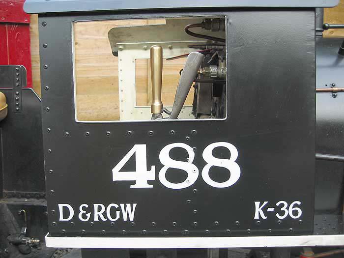 7 1/4 inch gauge D&RG K36