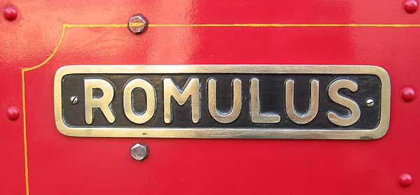 7 1/4 inch gauge Romulus 0-4-0