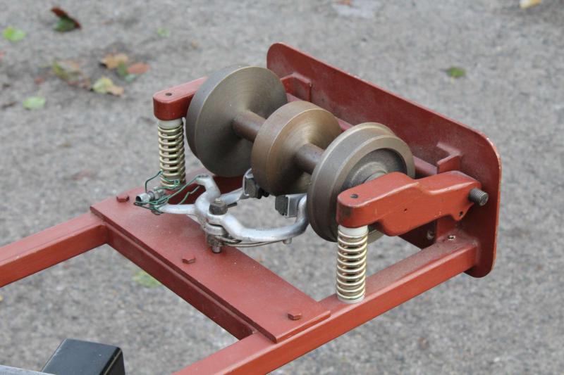 5 inch gauge braked driving truck chassis