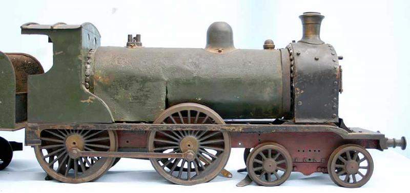 4 3/4 inch gauge antique tender engine