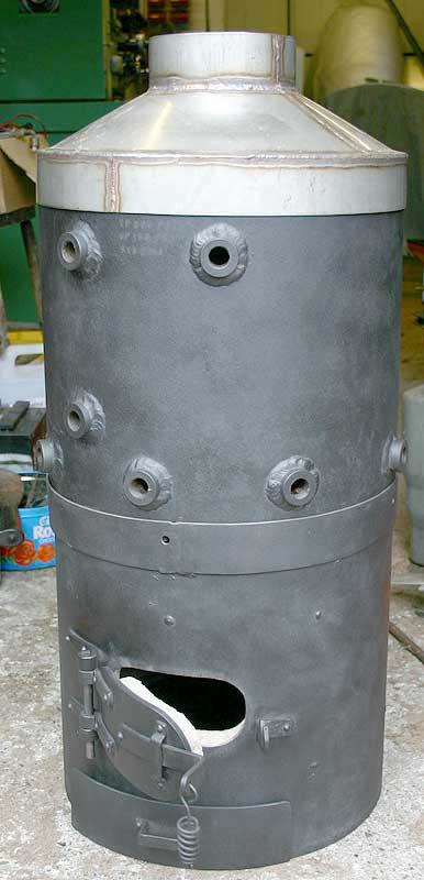 A&P vertical steel boiler