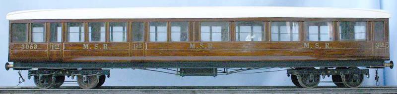 3 off 3 1/2 inch gauge coaches