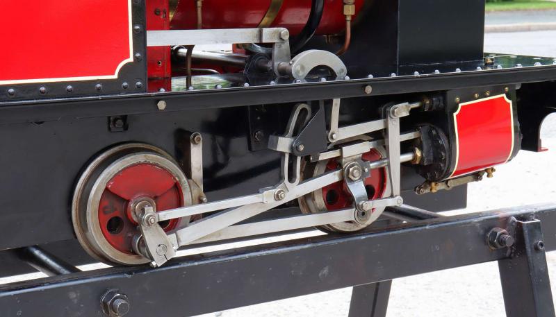 7 1/4 inch narrow gauge 0-4-0ST with driving truck