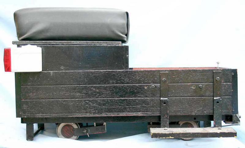 5 inch gauge ground level driving trolley