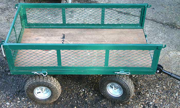 Pneumatic tyred trolley